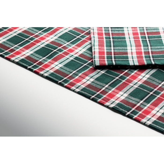 Chequered Cotton Tablecloth Set with 4 Napkins | SANTABLE CX1599