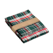 Chequered Cotton Tablecloth Set with 4 Napkins | SANTABLE CX1599
