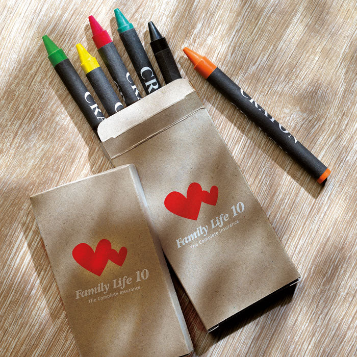 Carton Of 6 Wax Crayons | BRABO - IT2172