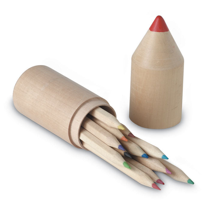 12 Pencils In Wooden Box | COLORET - IT2691