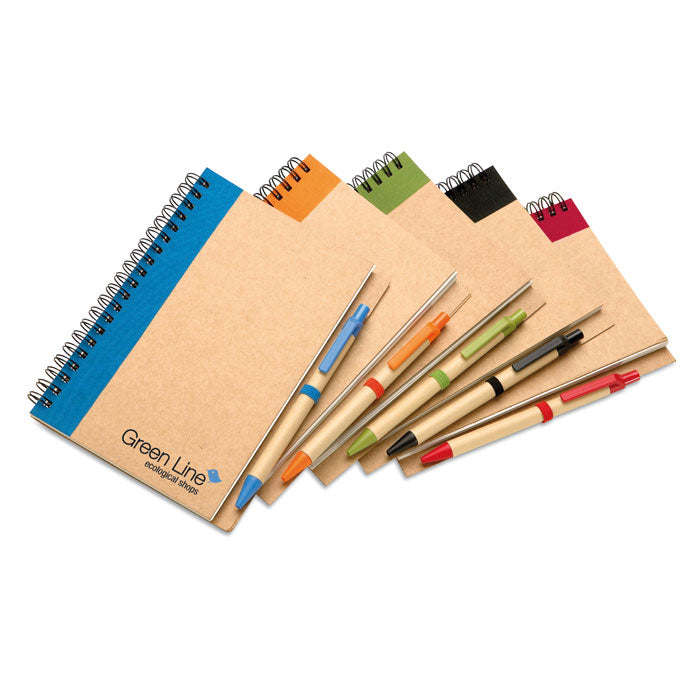 Cuaderno B6 Reciclado Con Bolígrafo | SONORA PLUS-IT3775