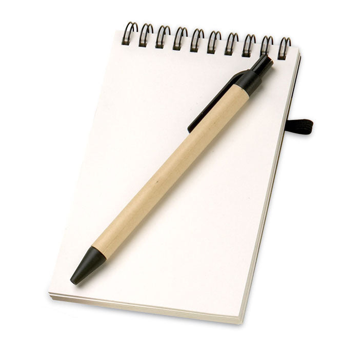 A6 Recycled Notepad With Pen | SONORA - IT3789