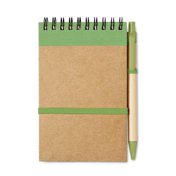 A6 Recycled Notepad With Pen | SONORA - IT3789