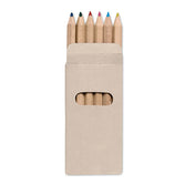 6 Coloured Pencils In Box | ABIGAIL - KC2478