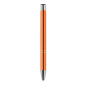 Stylo à bouton-poussoir en aluminium recyclé, encre noire | BERN - KC8893