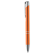 Stylo à bouton-poussoir en aluminium recyclé, encre noire | BERN - KC8893