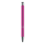 Stylo à bouton-poussoir en aluminium recyclé, encre noire | BERN - KC8893