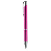 Stylo à bouton-poussoir en aluminium recyclé, encre noire | BERN - KC8893