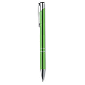Stylo à bouton-poussoir en aluminium recyclé, encre noire | BERN - KC8893