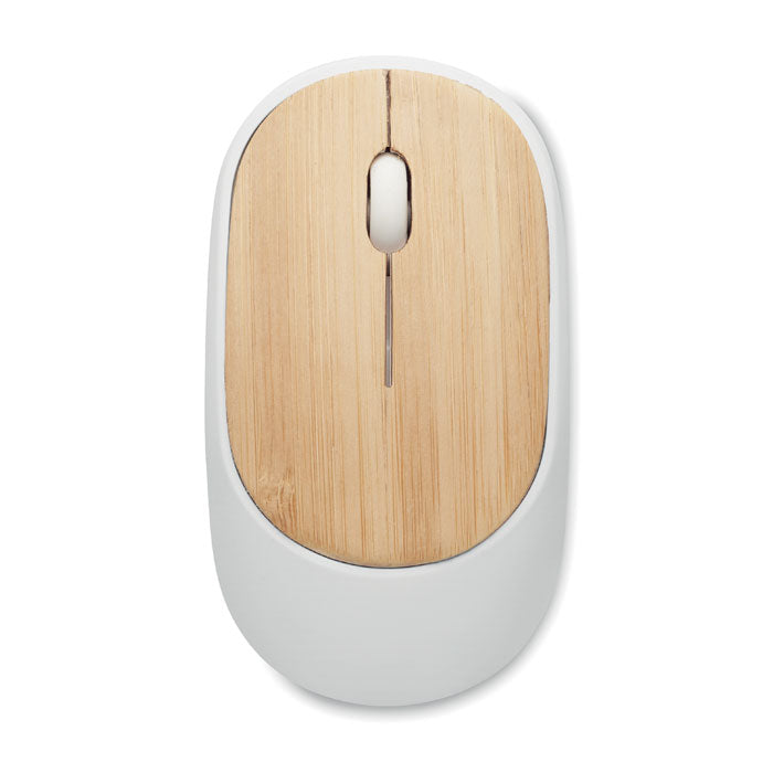 Wireless Mouse In Bamboo | CURVY BAM - MO2085