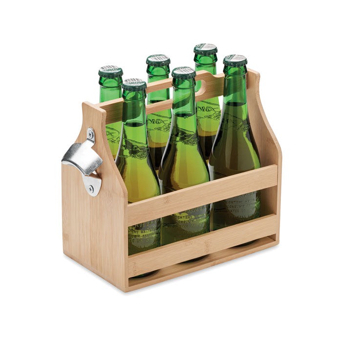 6 Beer Crate In Bamboo | CABAS - MO2110