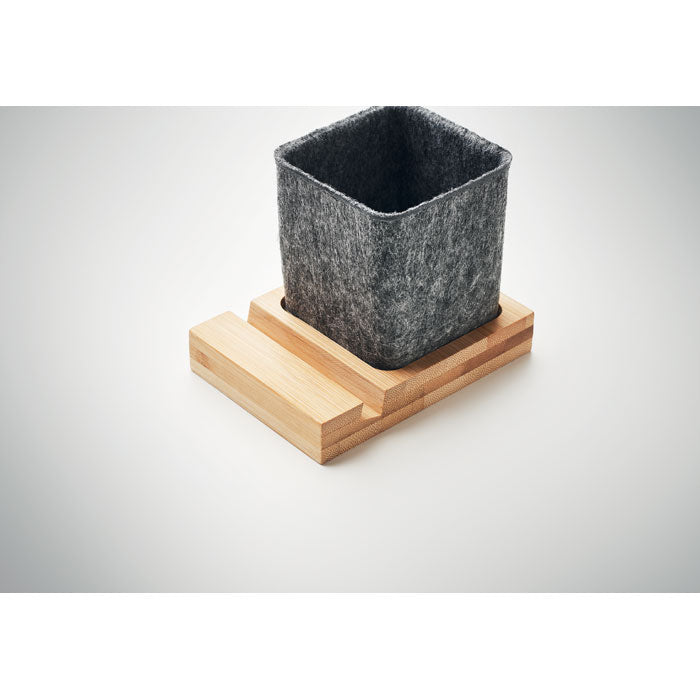 Rpet Felt Pen Pot Phone Stand | OROSTAN - MO2115