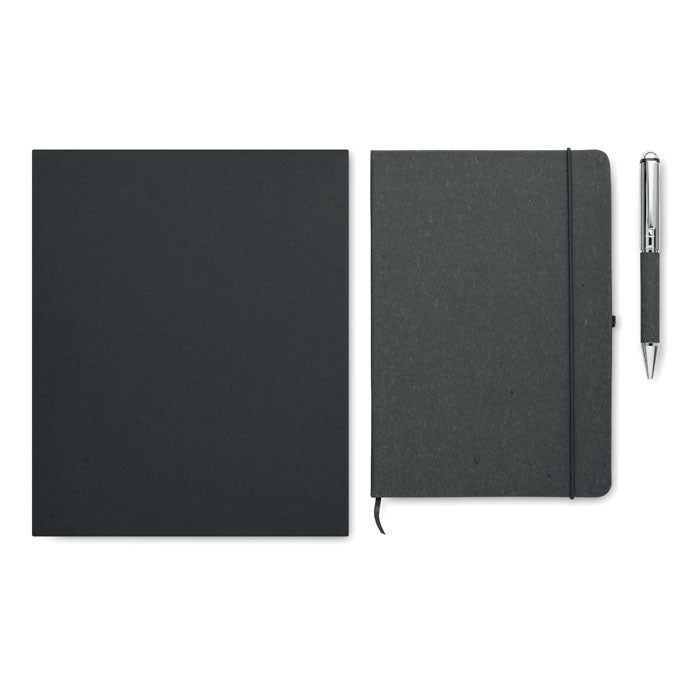 Conjunto de Cuadernos de Cuero Reciclado | ELEGANOTE - MO2195