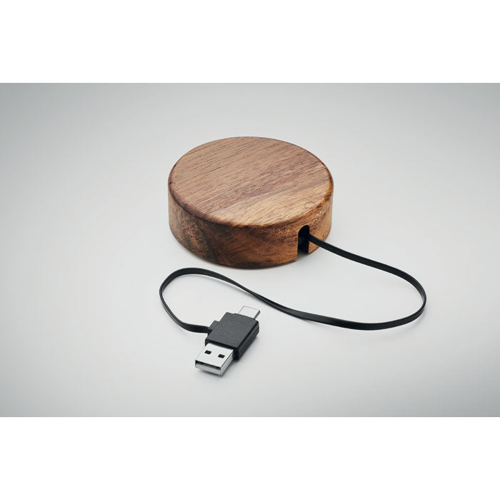 Wireless Charger In Acacia 15w | ACALESS - MO2220