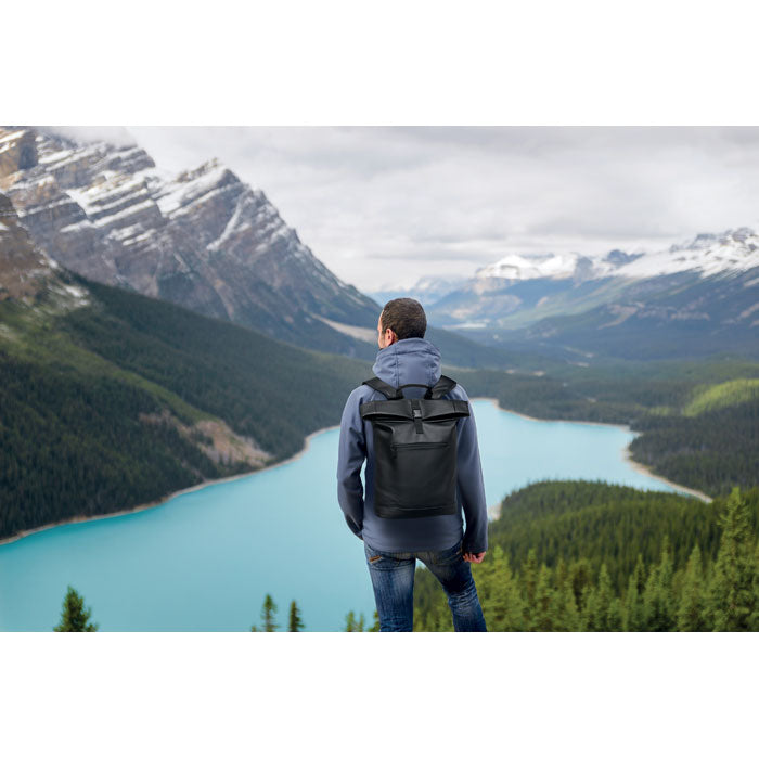 Laptop Pu Rolltop Backpack | BAI ROLL - MO2230