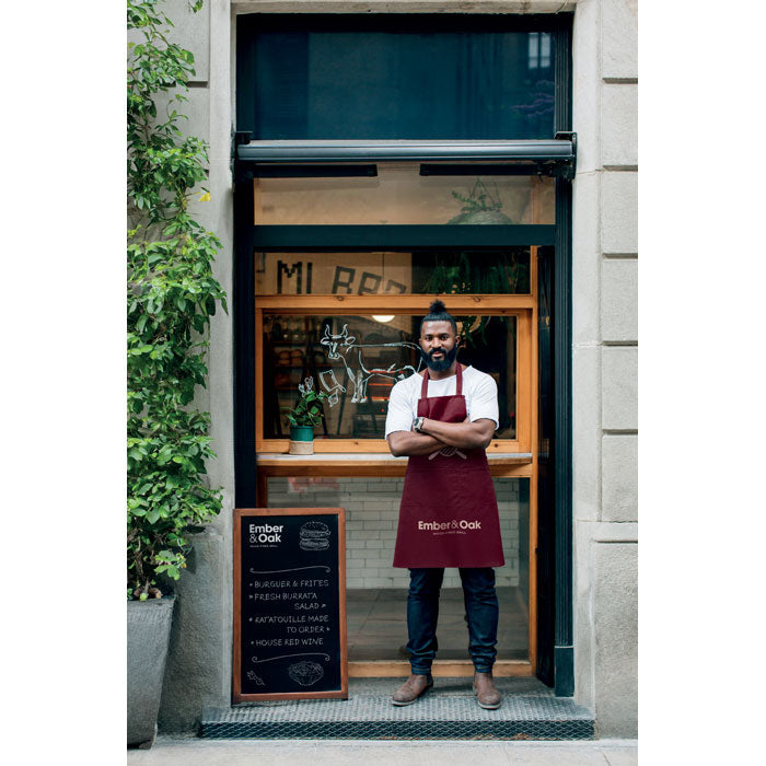 Organic Cotton Apron with Front Pocket | GAMMA - MO2249