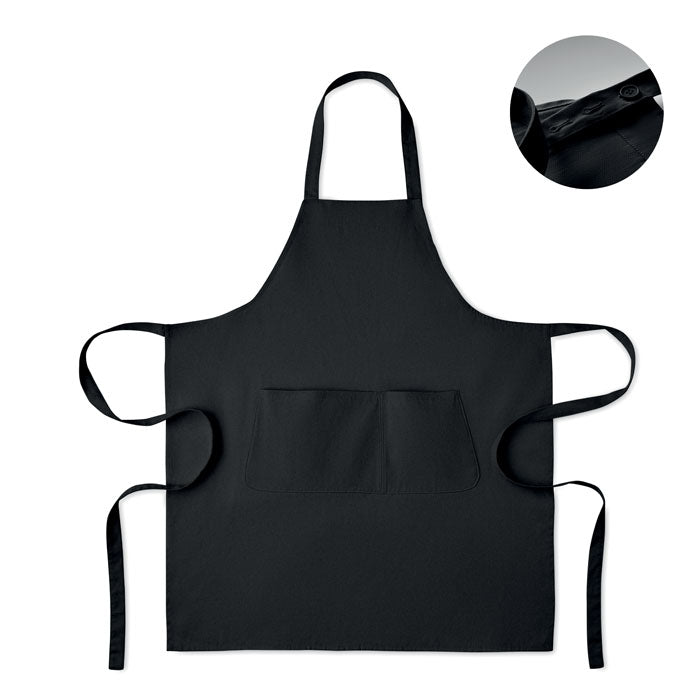 Organic Cotton Apron with Front Pocket | GAMMA - MO2249