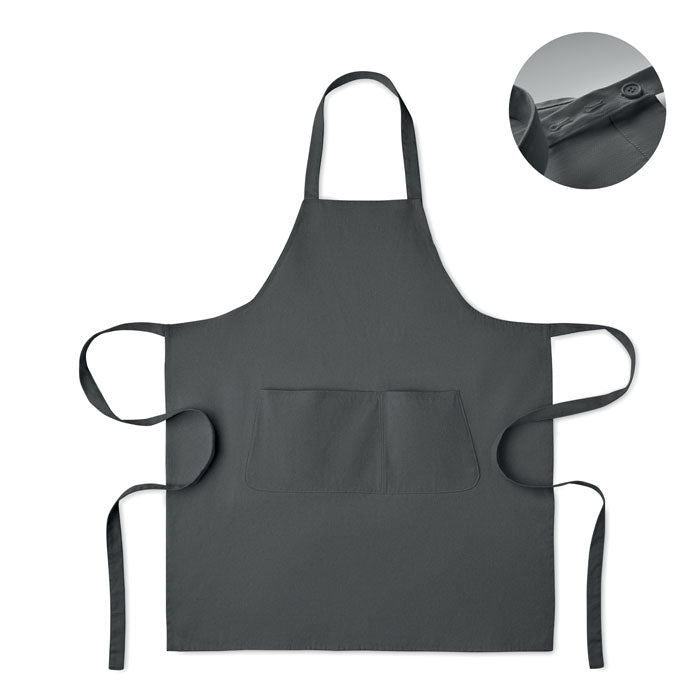 Organic Cotton Apron with Front Pocket | GAMMA - MO2249