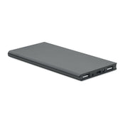 Power bank da 8000 mAh in alluminio riciclato | POWERFLAT8C MO2340