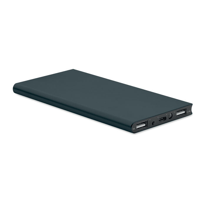 Power bank da 8000 mAh in alluminio riciclato | POWERFLAT8C MO2340
