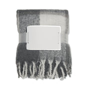 Chequered Mohair Blanket | QUET - MO2382