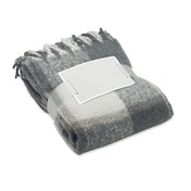 Chequered Mohair Blanket | QUET - MO2382