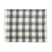 Chequered Mohair Blanket | QUET - MO2382