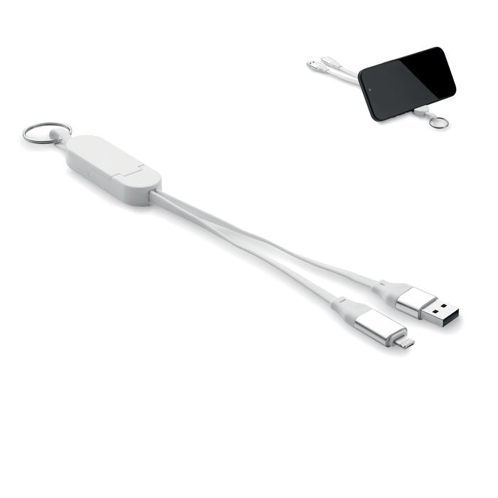 60w Cable Keyring Recycled Abs | CABO - MO2443