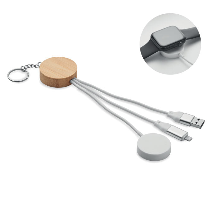 Key Ring With 4 In 1 60w Cable | BULE - MO2451