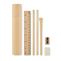 Schrijfwaren Set — Compacte Papieren Buisdoos (Papier) | MEJU MO2514