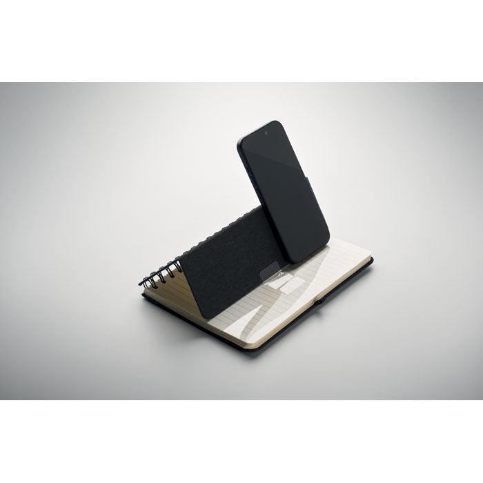 A5 Notebook With Phone Holder | STRATA - MO2522