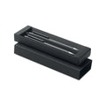 Set aus recyceltem Aluminium — 2-teilig (blauer Kugelschreiber & tintenloser Graphitstift) in einer Box aus recyceltem Papier | ORWELL MO2567