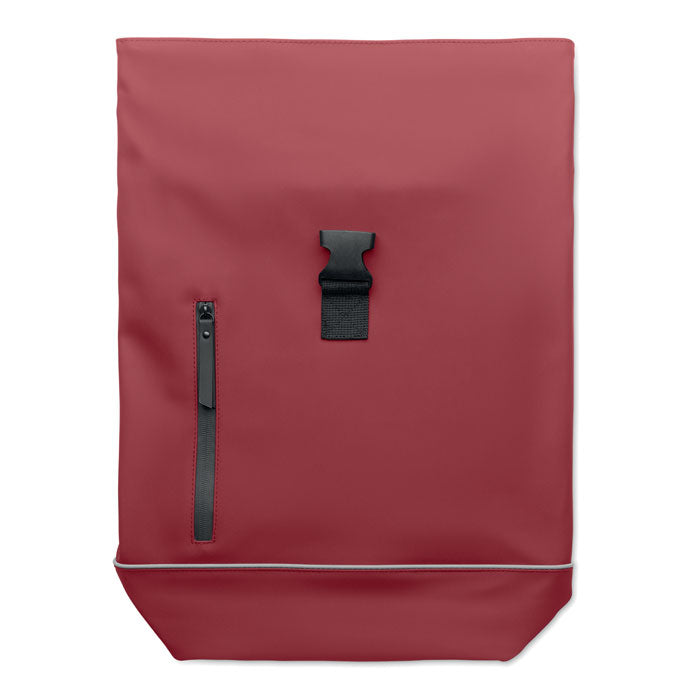 Laptop 15" Roll Top Pu Backpack | LAPTOSA - MO2581
