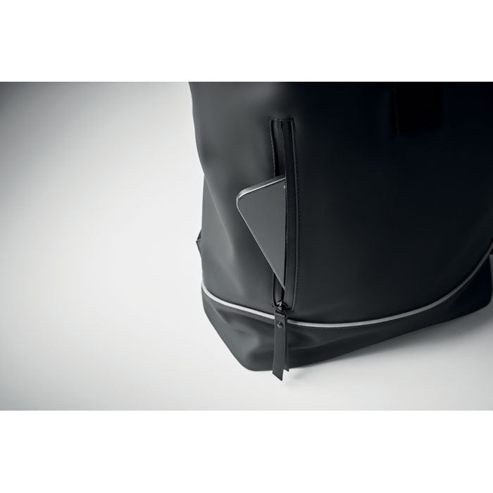 Laptop 15" Roll Top Pu Backpack | LAPTOSA - MO2581