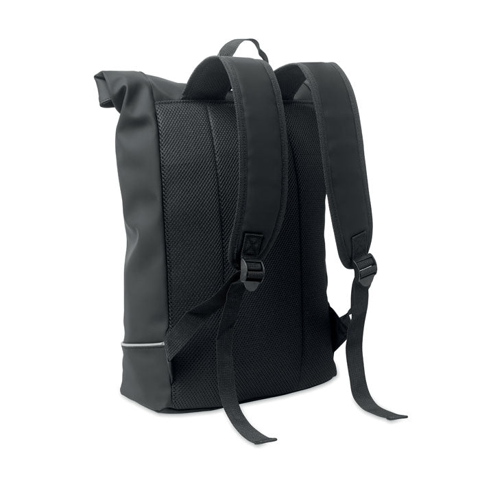 Laptop 15" Roll Top Pu Backpack | LAPTOSA - MO2581