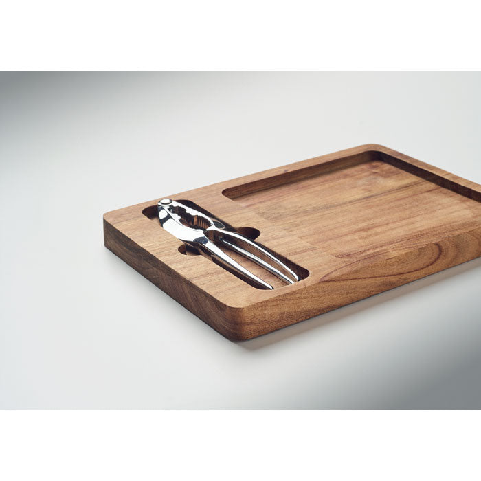 Acacia Nut Cracker Set | NUTPLATE MO2627
