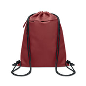 Sac à cordon en RPET avec poche zippée | BANGKOK BAG - MO2639