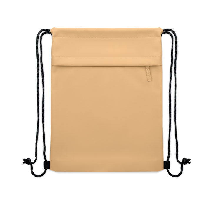 Sac à cordon en RPET avec poche zippée | BANGKOK BAG - MO2639