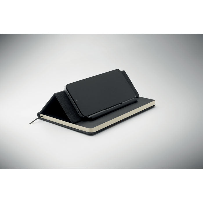 A5 Notebook With Phone Holder | RINBOOK - MO2687