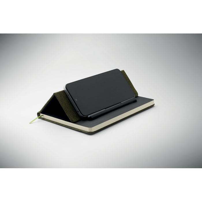 A5 Notebook With Phone Holder | RINBOOK - MO2687