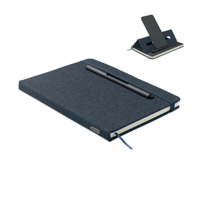 A5 Notebook With Phone Holder | RINBOOK - MO2687