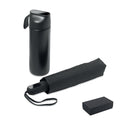 Set de regalo de 2 piezas con botella de doble pared y paraguas | MO2901
