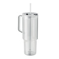 RPET-Becher mit Deckel und Strohhalm, 1200 ml | MUGORA - MO2964