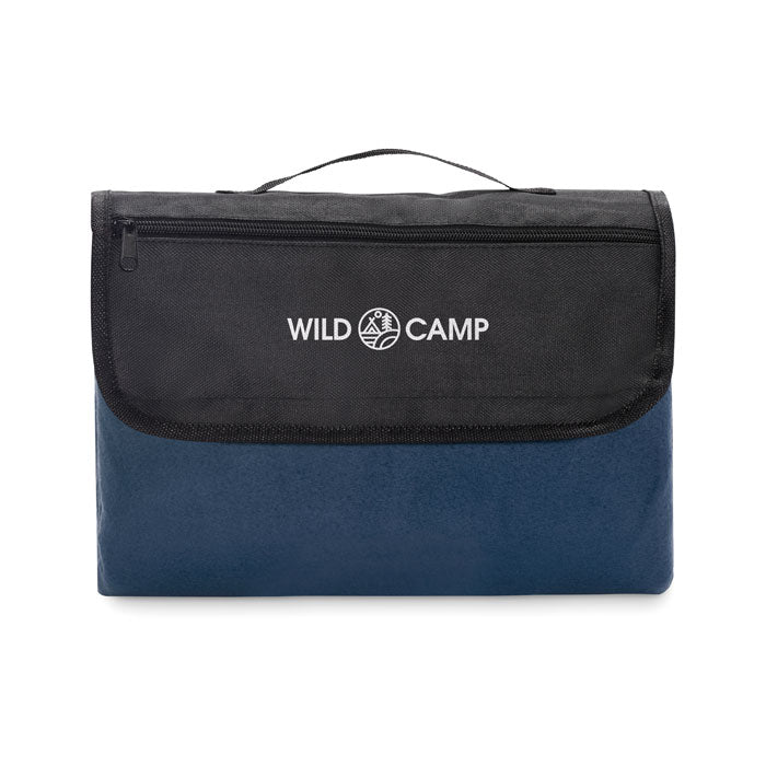 Foldable Polar Fleece Picnic Blanket with Zipper Pocket | VANIT - MO2978