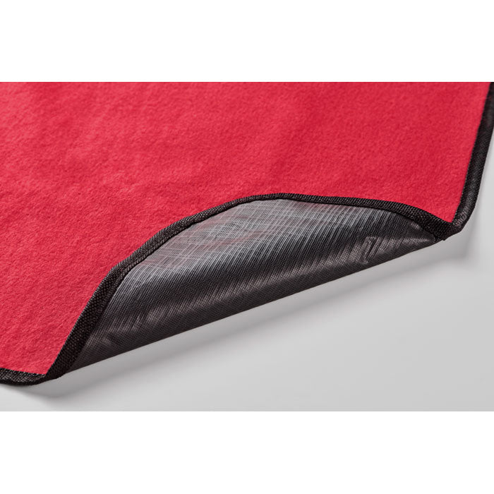Foldable Polar Fleece Picnic Blanket with Zipper Pocket | VANIT - MO2978