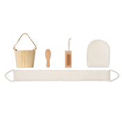 Bath Gift Set in Wooden Bucket | SELFCARE MO3110