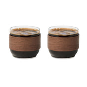 Coffee Glass Set Walnut Grip | BOGOTA SET MO3197
