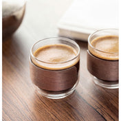 Coffee Glass Set Walnut Grip | BOGOTA SET MO3197