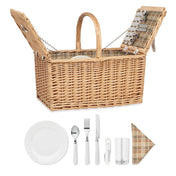 Wicker Picnic Basket 4 People | MIMBRE PLUS - MO6194