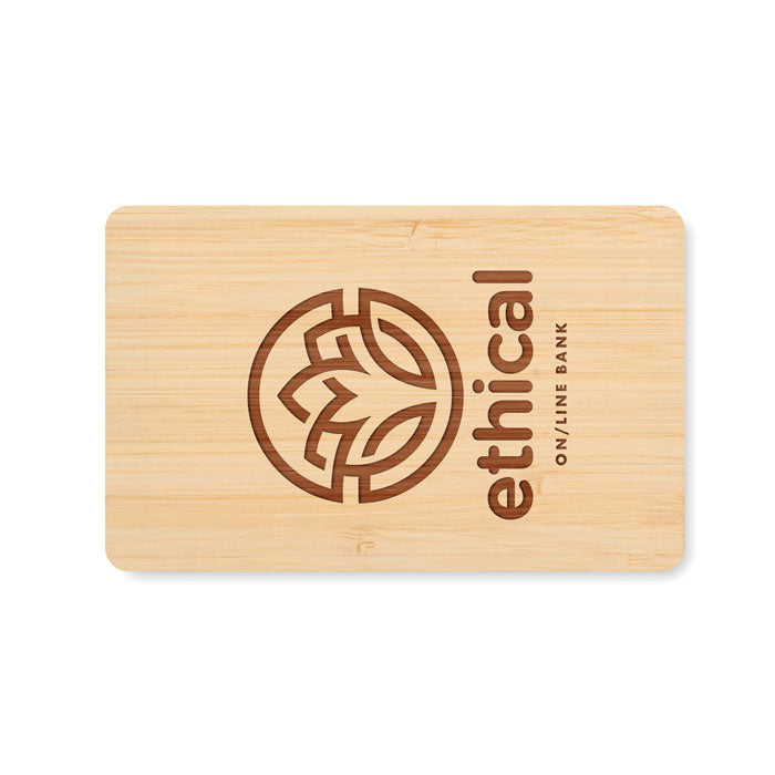 Rfid Card In Bamboo Material | CUSTOS + - MO6200